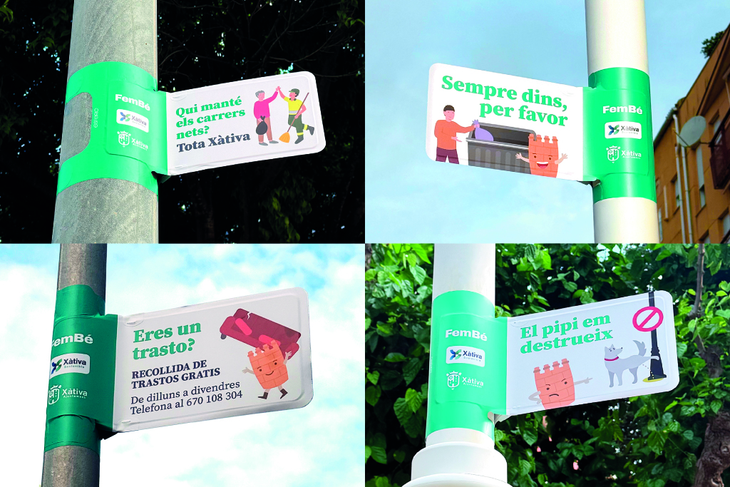 Més informació sobre l'article Xàtiva posa en marxa FemBé, una campanya per a reforçar la neteja, el reciclatge i el civisme a la ciutat